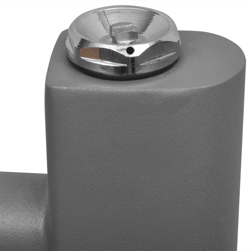 Radiatore Centrale Portasciugamano Dritto Grigio 480 x 480 mm