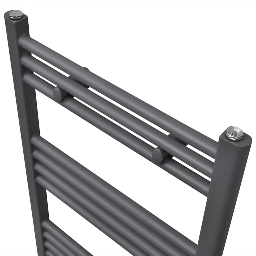 Radiatore Centrale Portasciugamano Dritto Grigio 500 x 764 mm