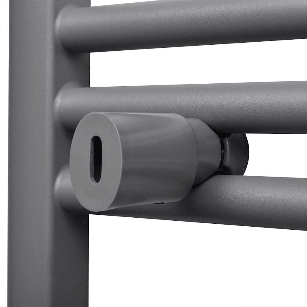 Radiatore Centrale Portasciugamano Dritto Grigio 500 x 764 mm