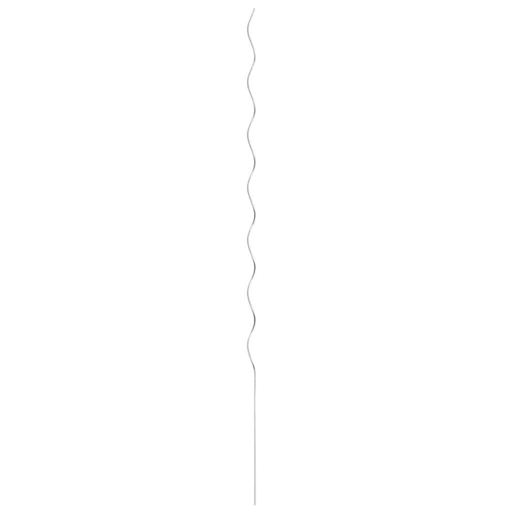 5 pz Supporti a Spirale per Piante 170 cm in Acciaio Zincato