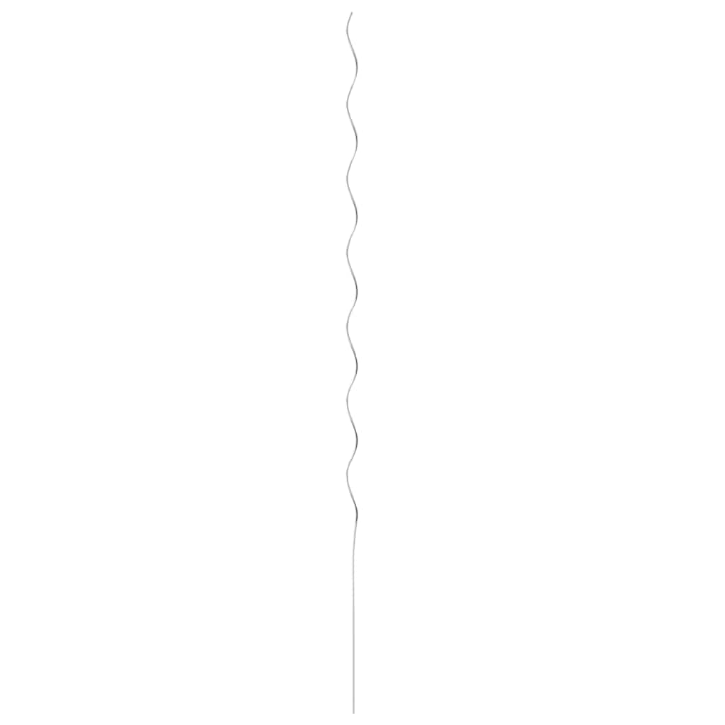 5 pz Supporti a Spirale per Piante 170 cm in Acciaio Zincato
