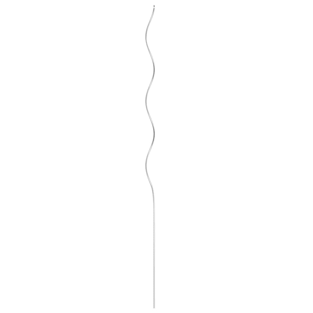 5 pz Supporti a Spirale per Piante 110 cm in Acciaio Zincato