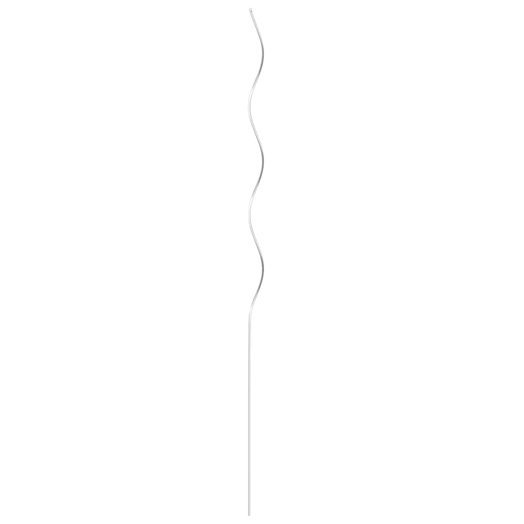 5 pz Supporti a Spirale per Piante 110 cm in Acciaio Zincato