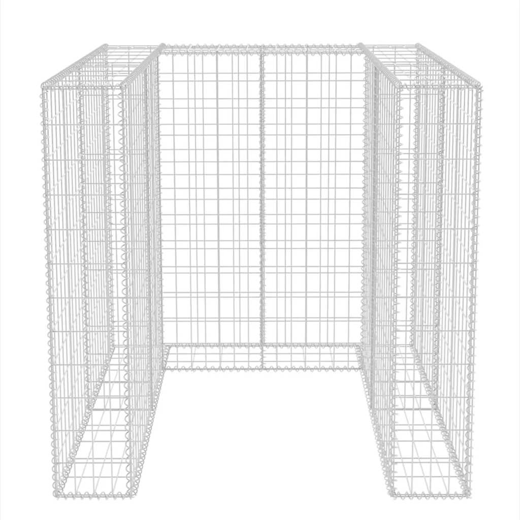 Gabbione in Rete in Acciaio per 1 Cassonetto 110x100x120 cm