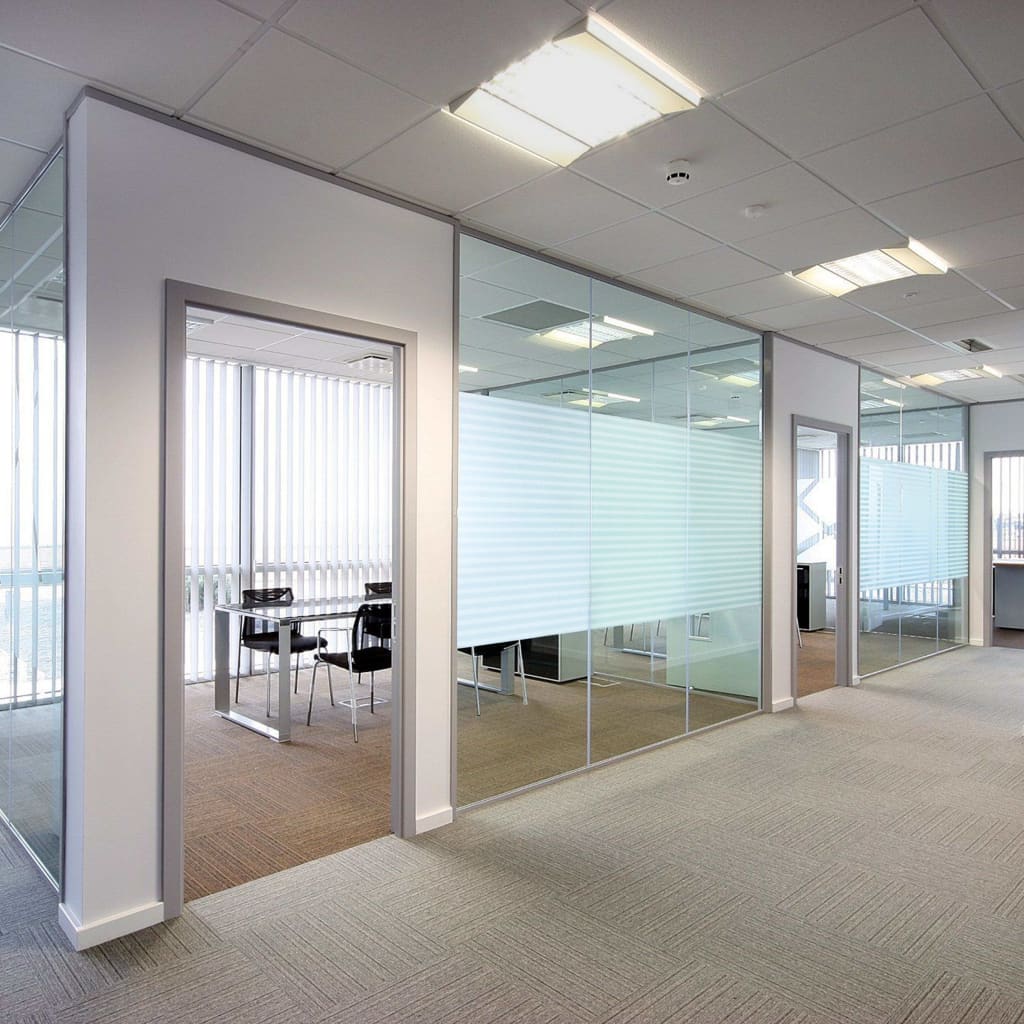 Pellicola per Finestra Design Smerigliato Strisce 0,9x5 m PVC