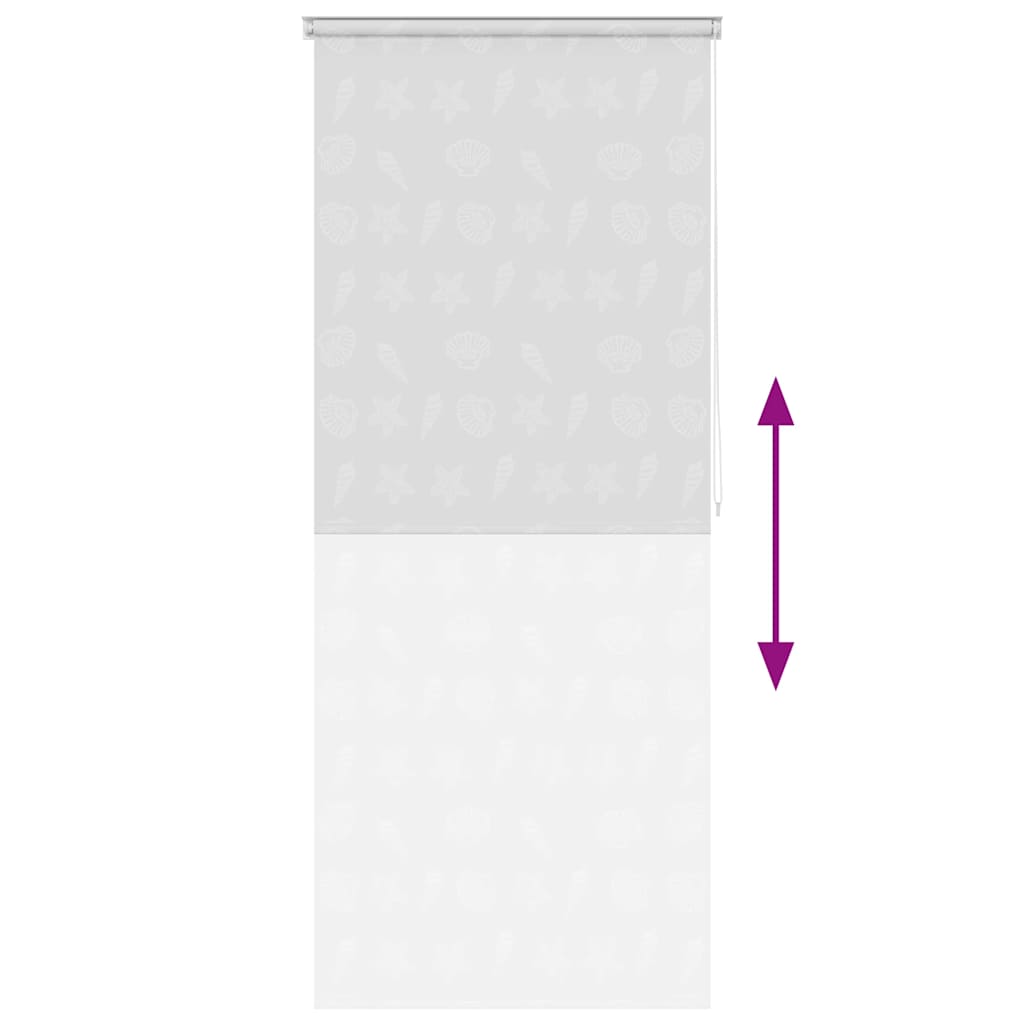 Tenda a Rullo per Doccia 120x240 cm Stella Marina