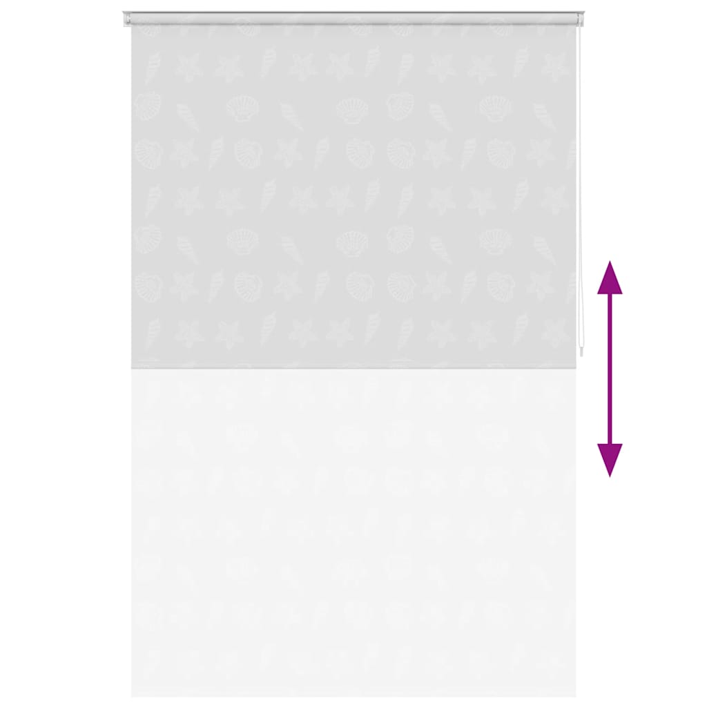 Tenda a Rullo per Doccia 160x240 cm Stella Marina