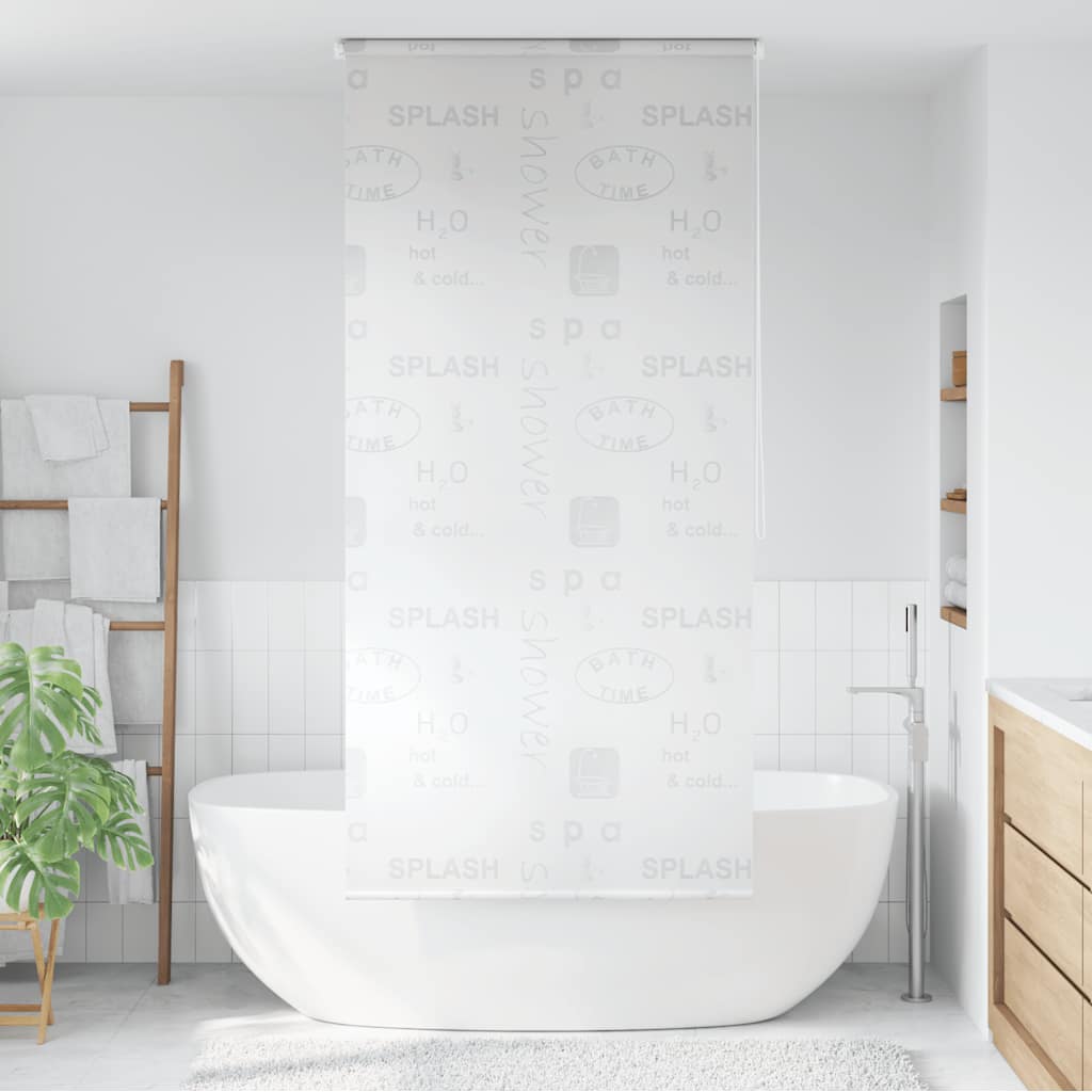 Tenda a Rullo per Doccia 80x240 cm Schizzi
