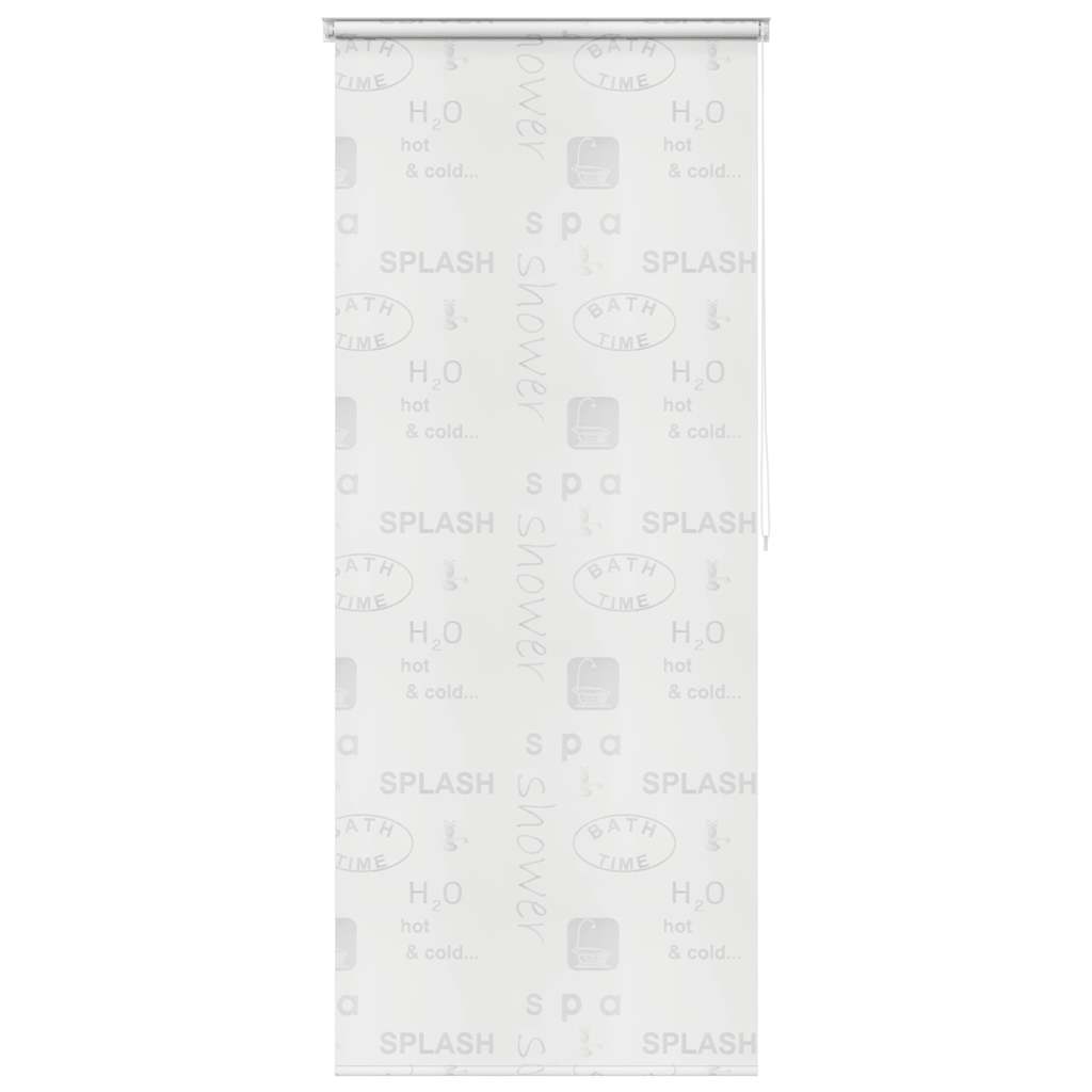 Tenda a Rullo per Doccia 100x240 cm Schizzi