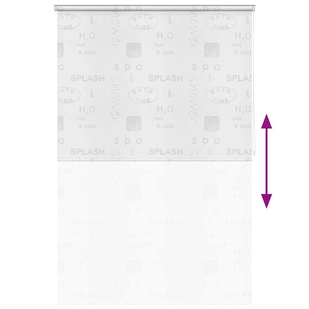 Tenda a Rullo per Doccia 160x240 cm Schizzi