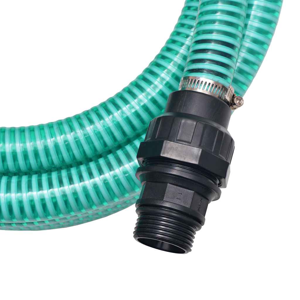 Tubo di Aspirazione con Connettori 10 m 22 mm Verde