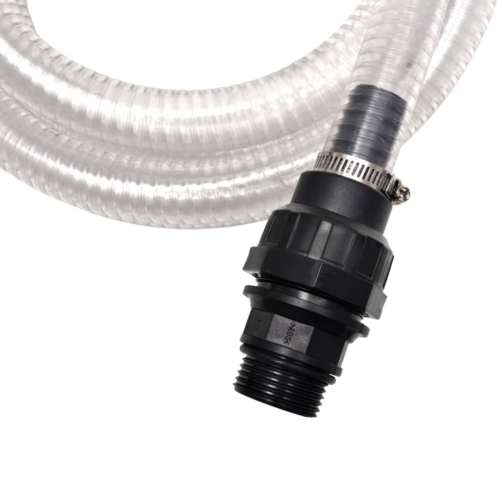 Tubo di Aspirazione con Connettori 4 m 22 mm Bianco