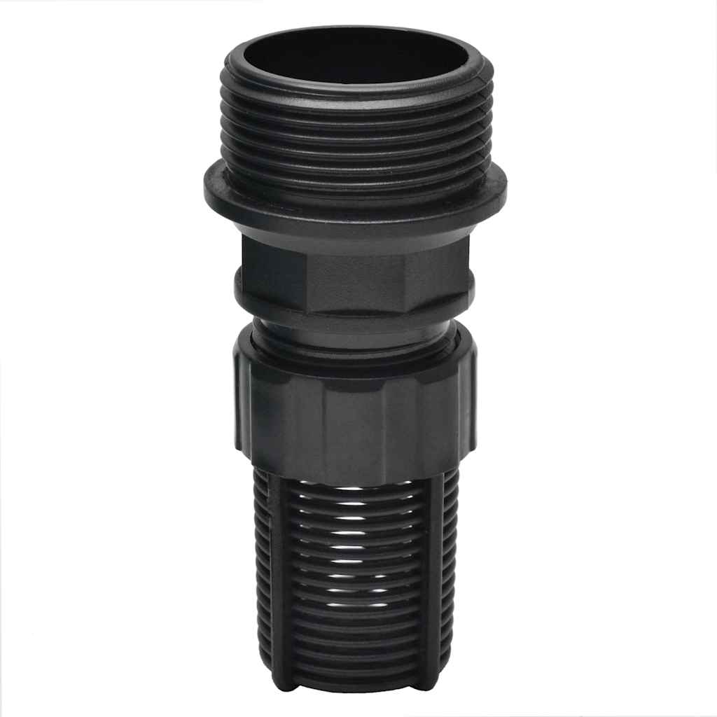 Tubo di Aspirazione con Connettori 7 m 22 mm Nero