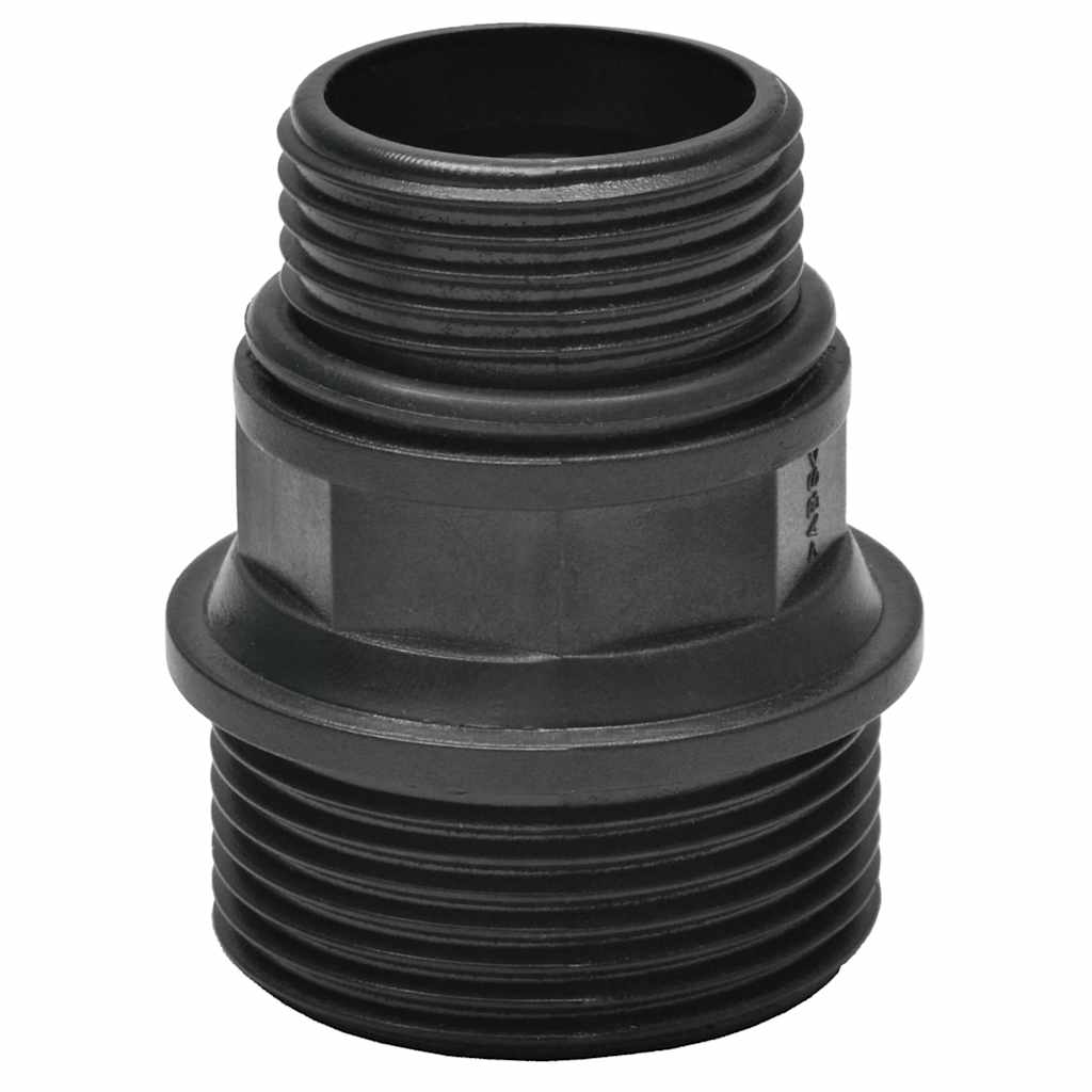 Tubo di Aspirazione con Connettori 10 m 22 mm Nero