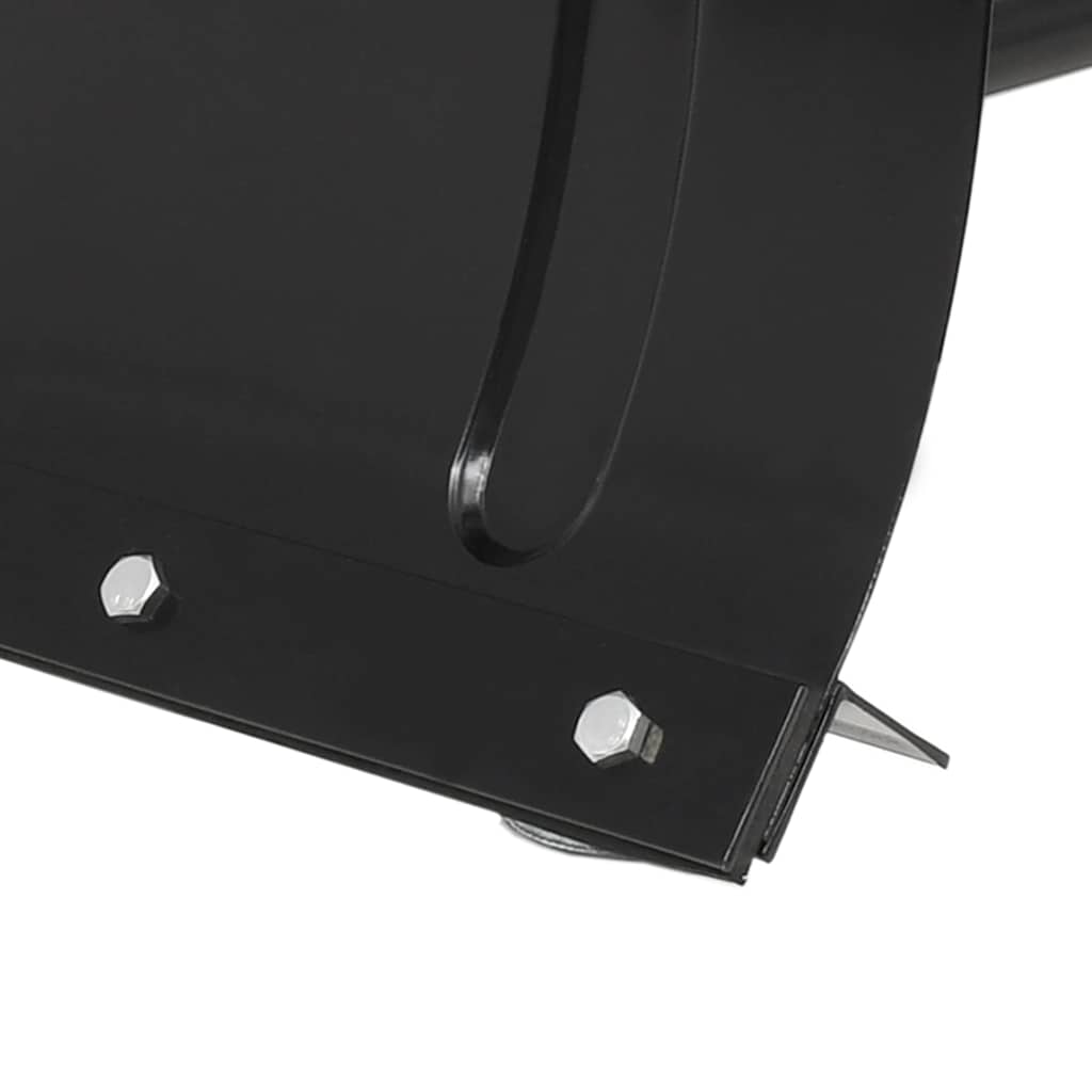 Spazzaneve per ATV 150x38 cm Nero