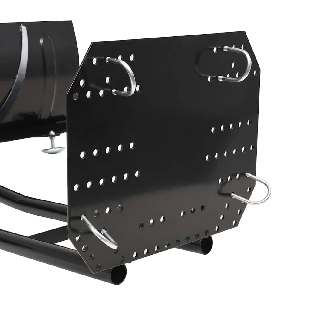 Spazzaneve per ATV 150x38 cm Nero