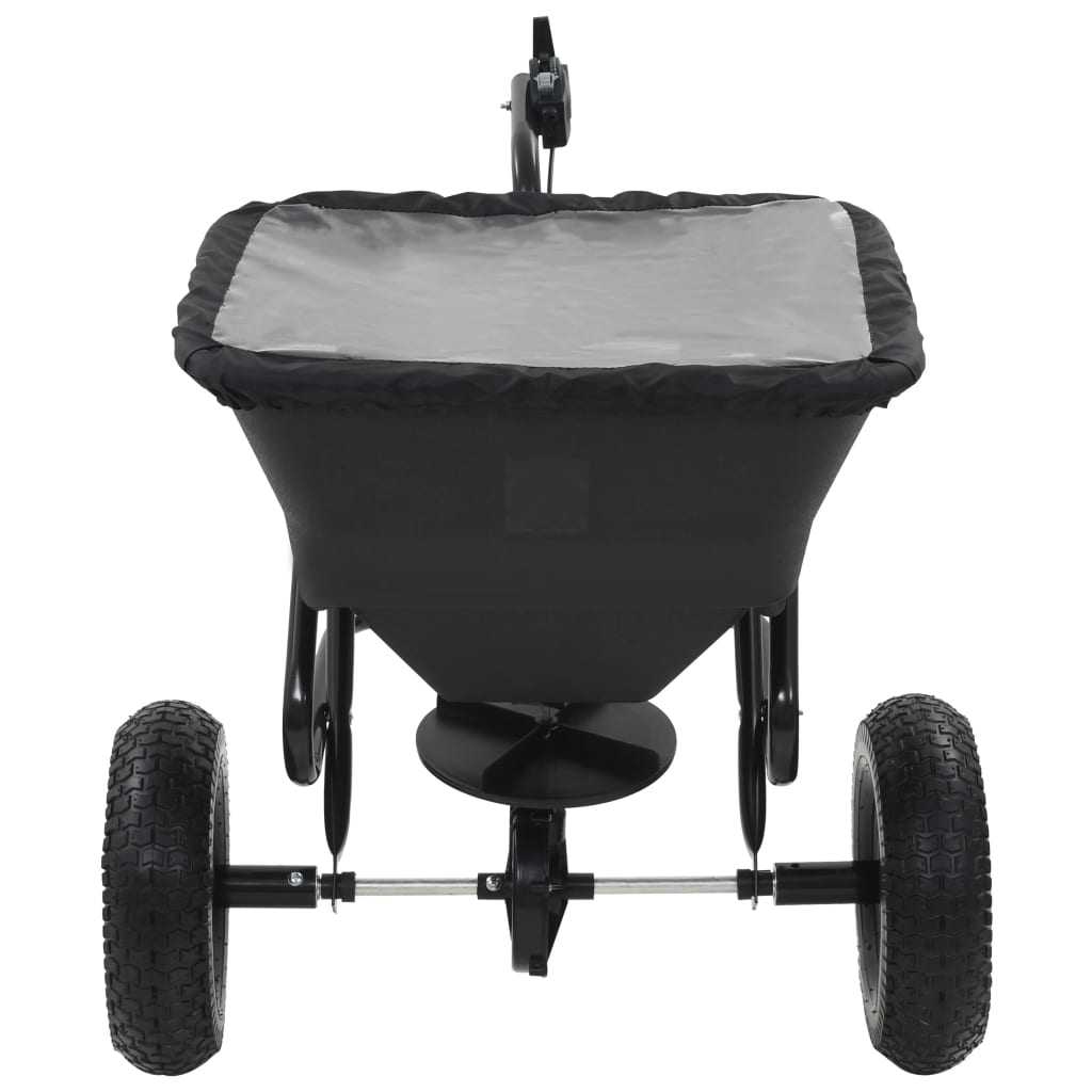 Spargisale Trainabile in PVC e Acciaio 125x74x79 cm 45 L