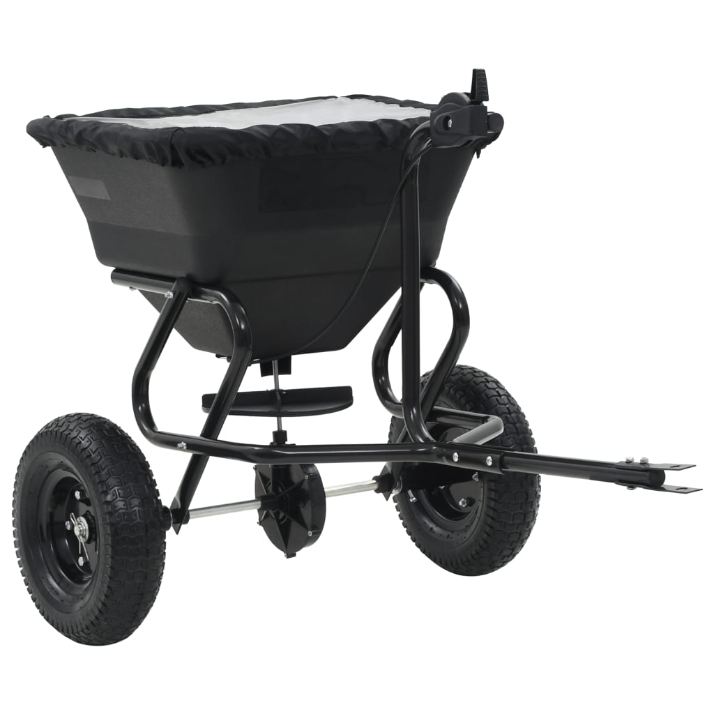 Spargisale Trainabile in PVC e Acciaio 125x74x79 cm 45 L