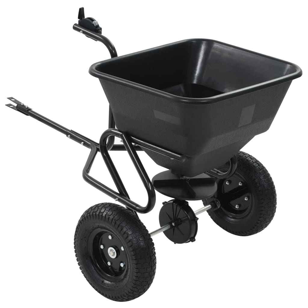 Spargisale Trainabile in PVC e Acciaio 125x74x79 cm 45 L