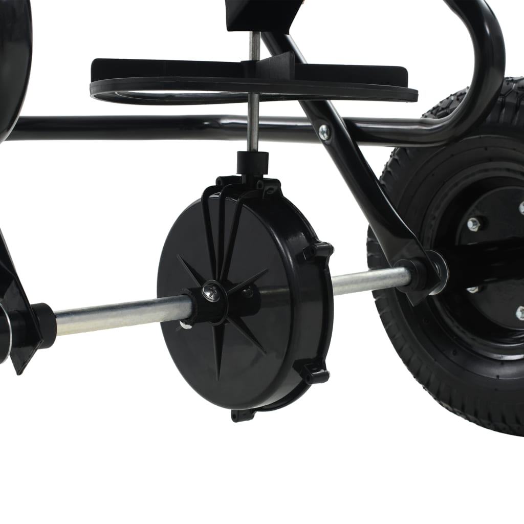 Spargisale Trainabile in PVC e Acciaio 125x74x79 cm 45 L