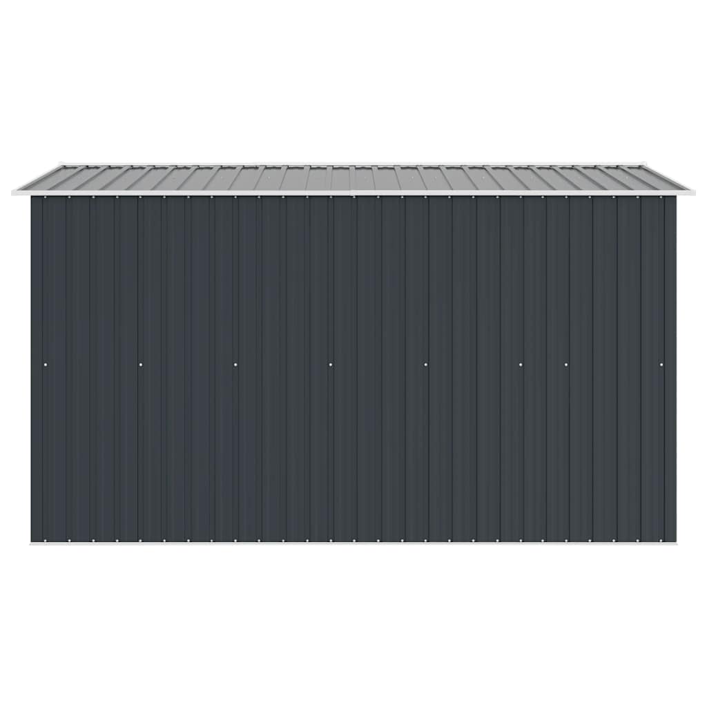 Casetta da Giardino 257x298x178 cm in Metallo Antracite