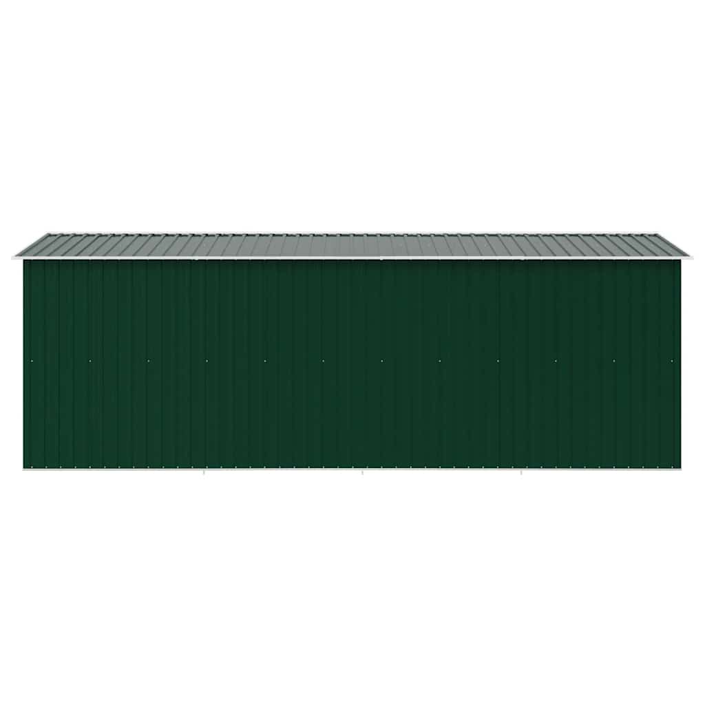 Casetta da Giardino 257x489x181 cm in Metallo Verde