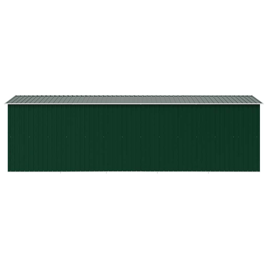 Casetta da Giardino 257x580x181 cm in Metallo Verde