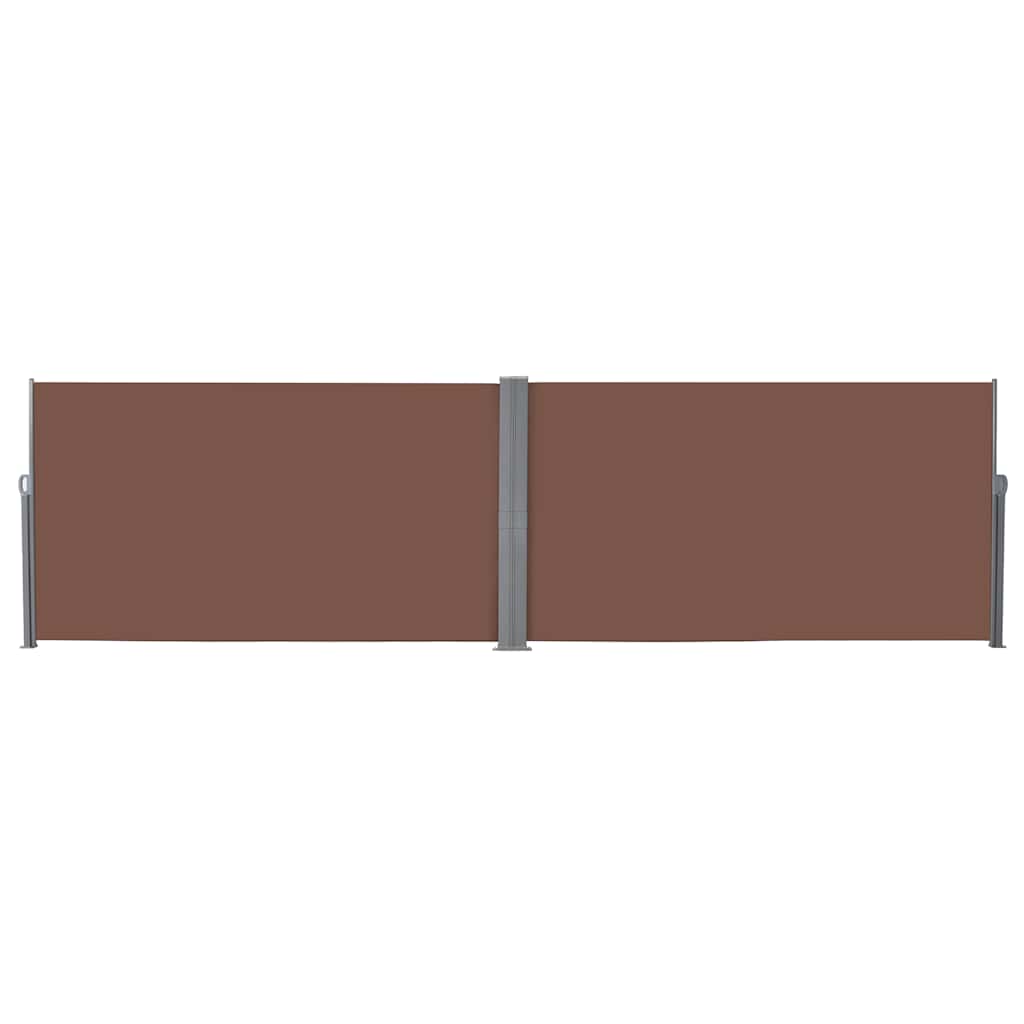 Tenda da Sole Laterale Retrattile 160x600 cm Marrone