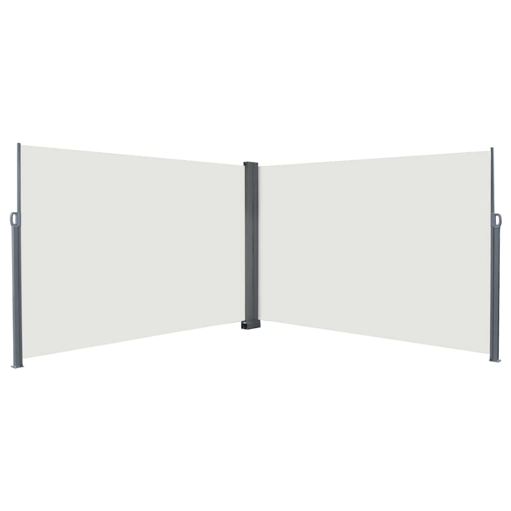 Tenda laterale retrattile Crema 600 x 200 cm Metallo