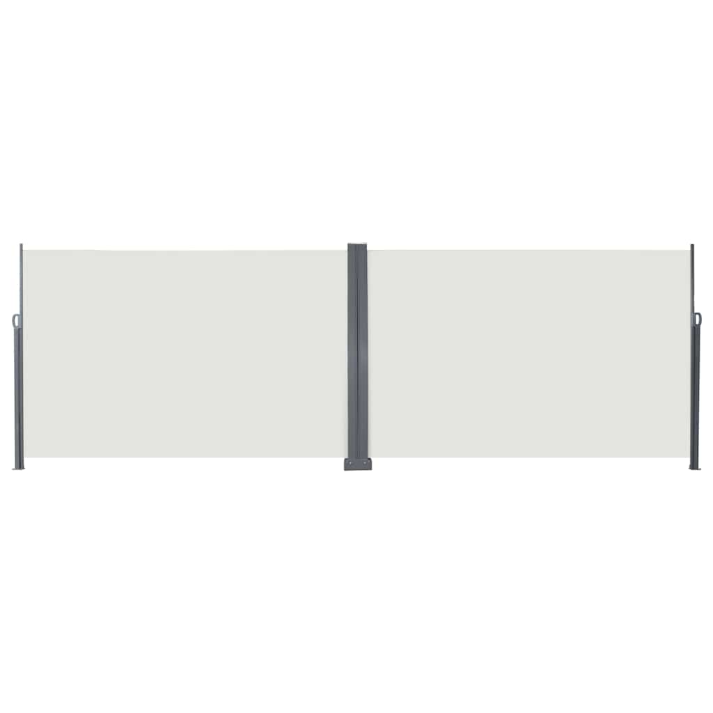 Tenda laterale retrattile Crema 600 x 200 cm Metallo