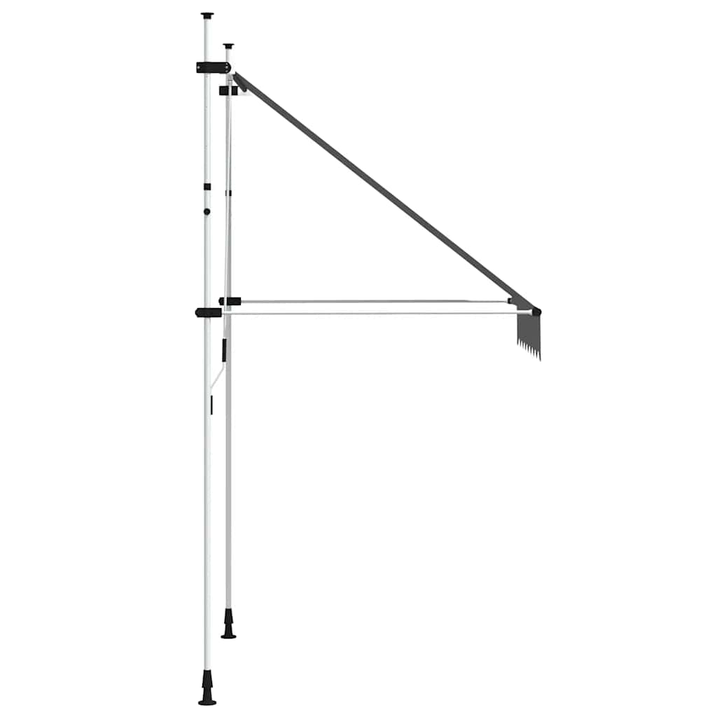 Tenda da Sole Retrattile Manuale 150 cm Antracite