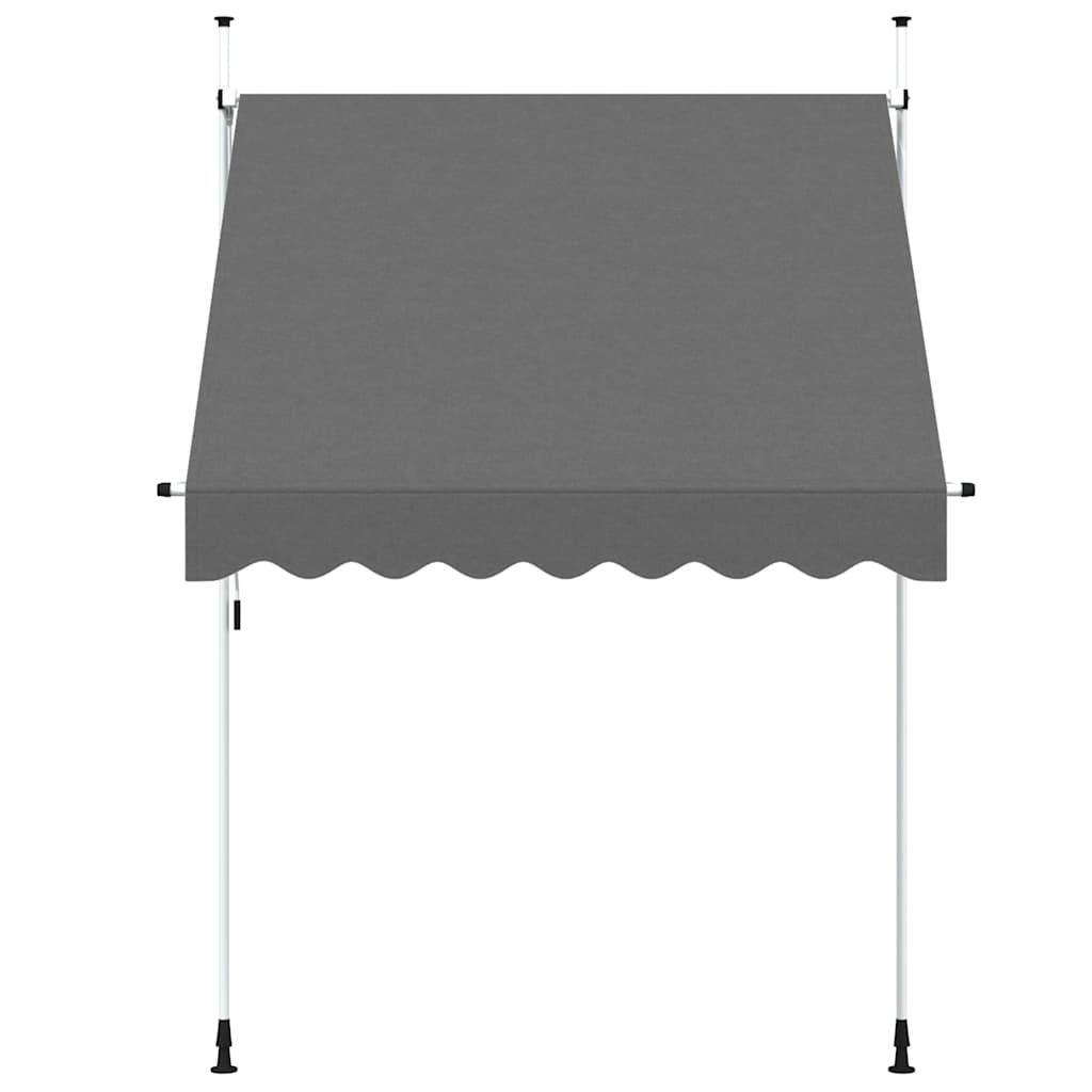 Tenda da Sole Retrattile Manuale 200 cm Antracite