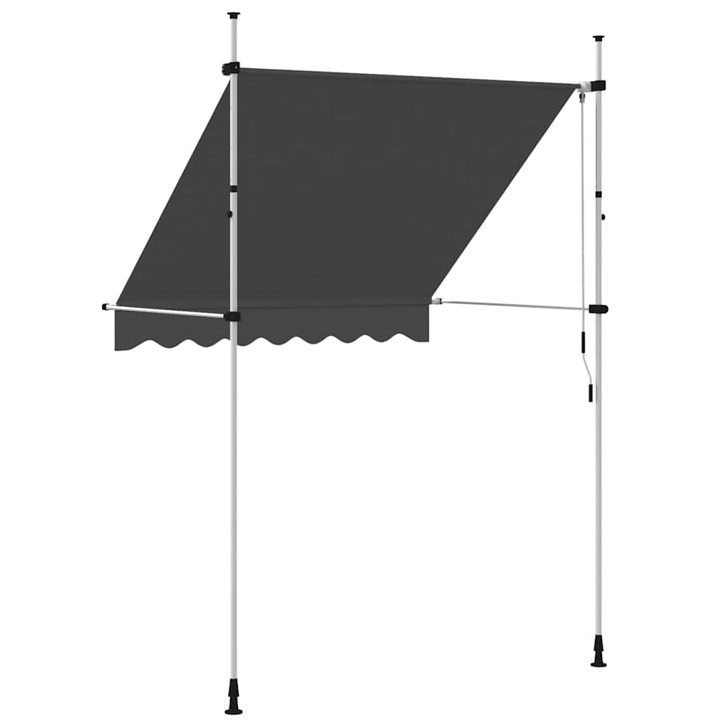 Tenda da Sole Retrattile Manuale 200 cm Antracite