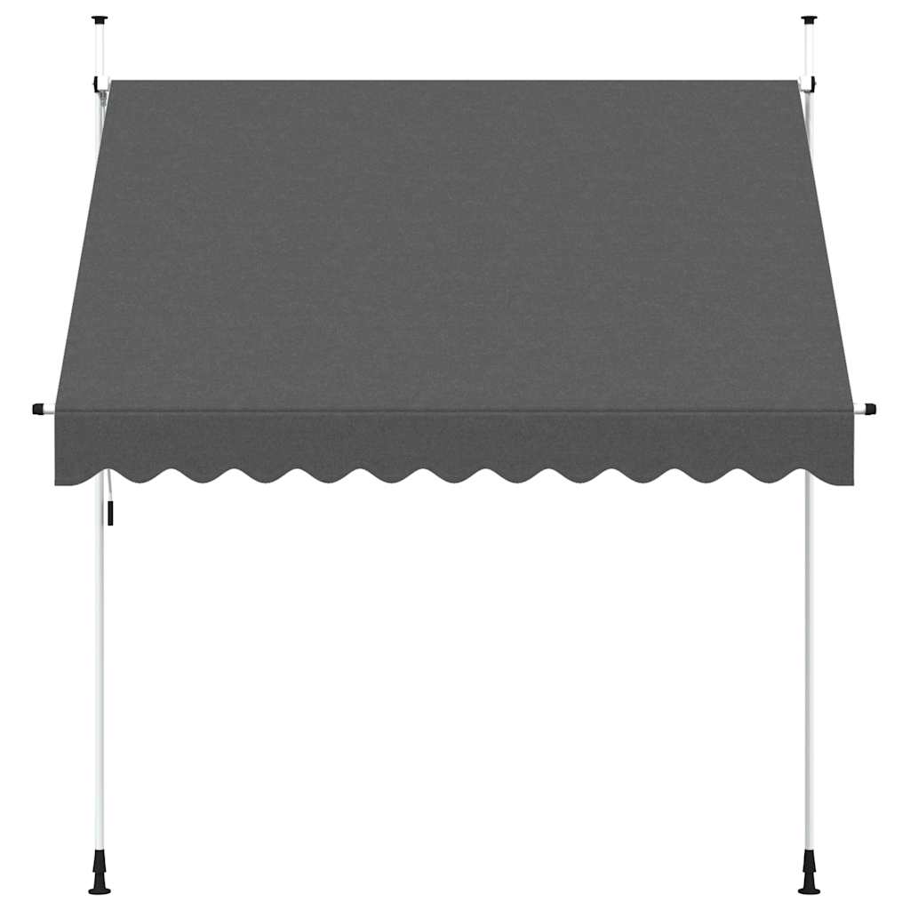 Tenda da Sole Retrattile Manuale 250 cm Antracite