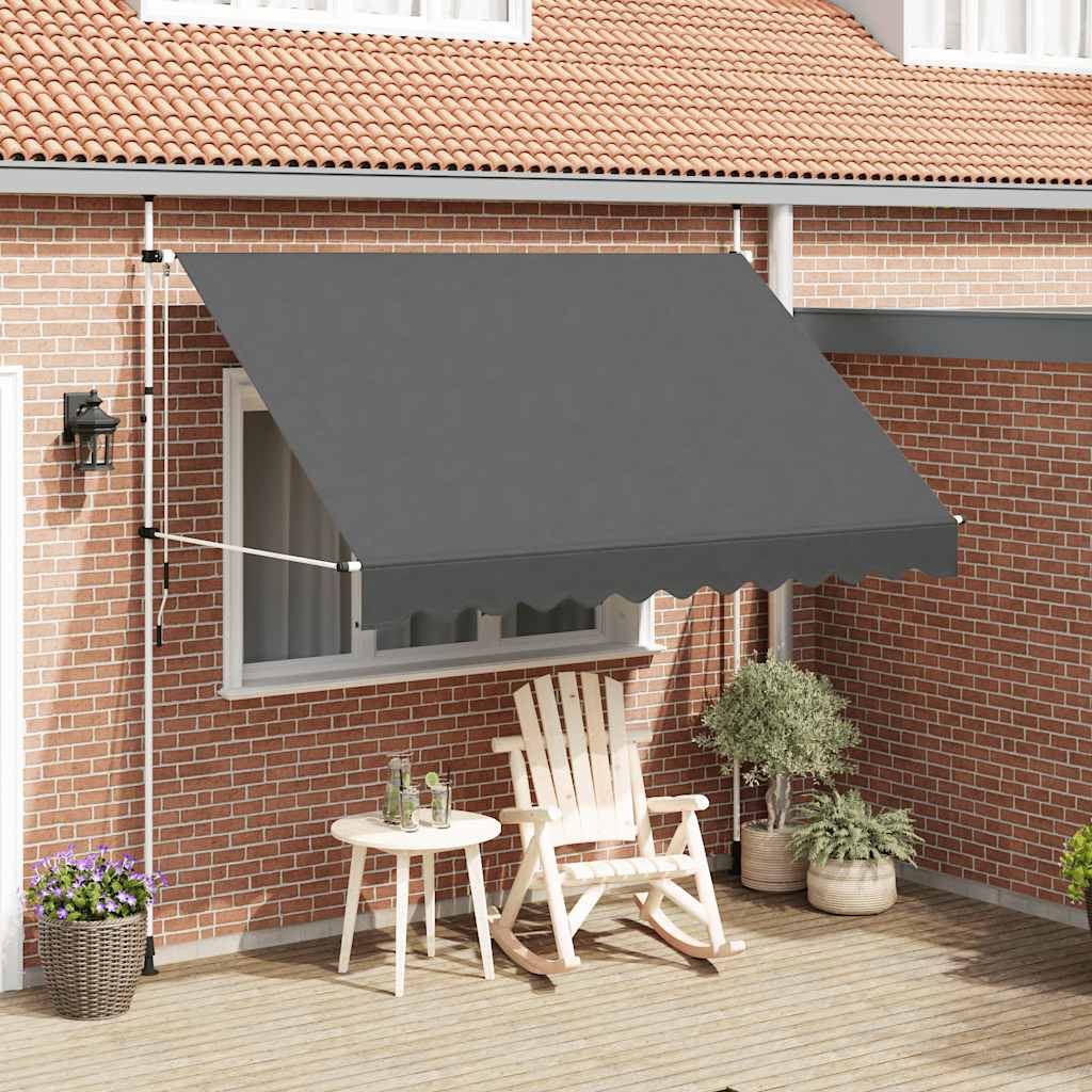 Tenda da Sole Retrattile Manuale 300 cm Antracite