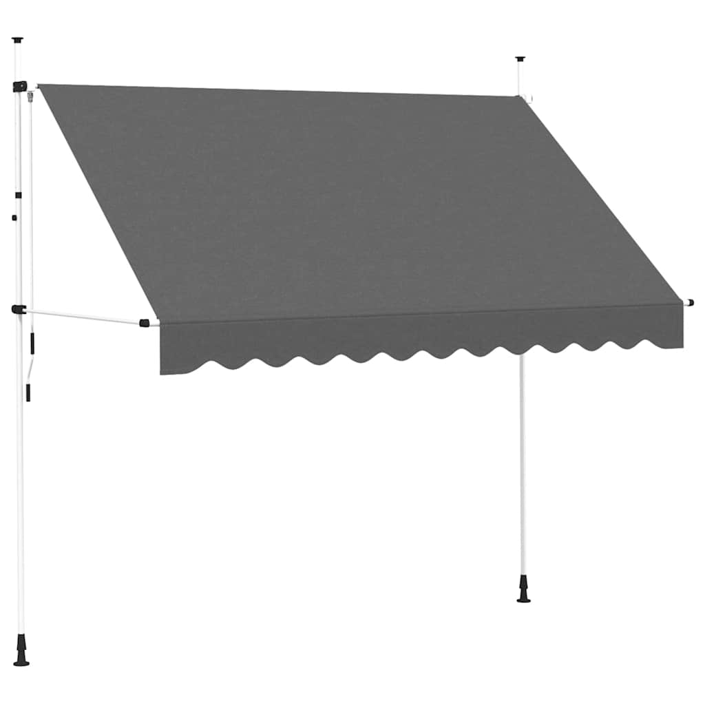 Tenda da Sole Retrattile Manuale 300 cm Antracite