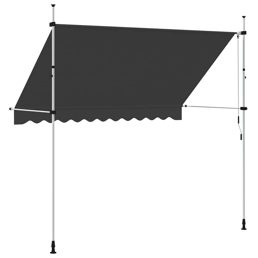 Tenda da Sole Retrattile Manuale 300 cm Antracite