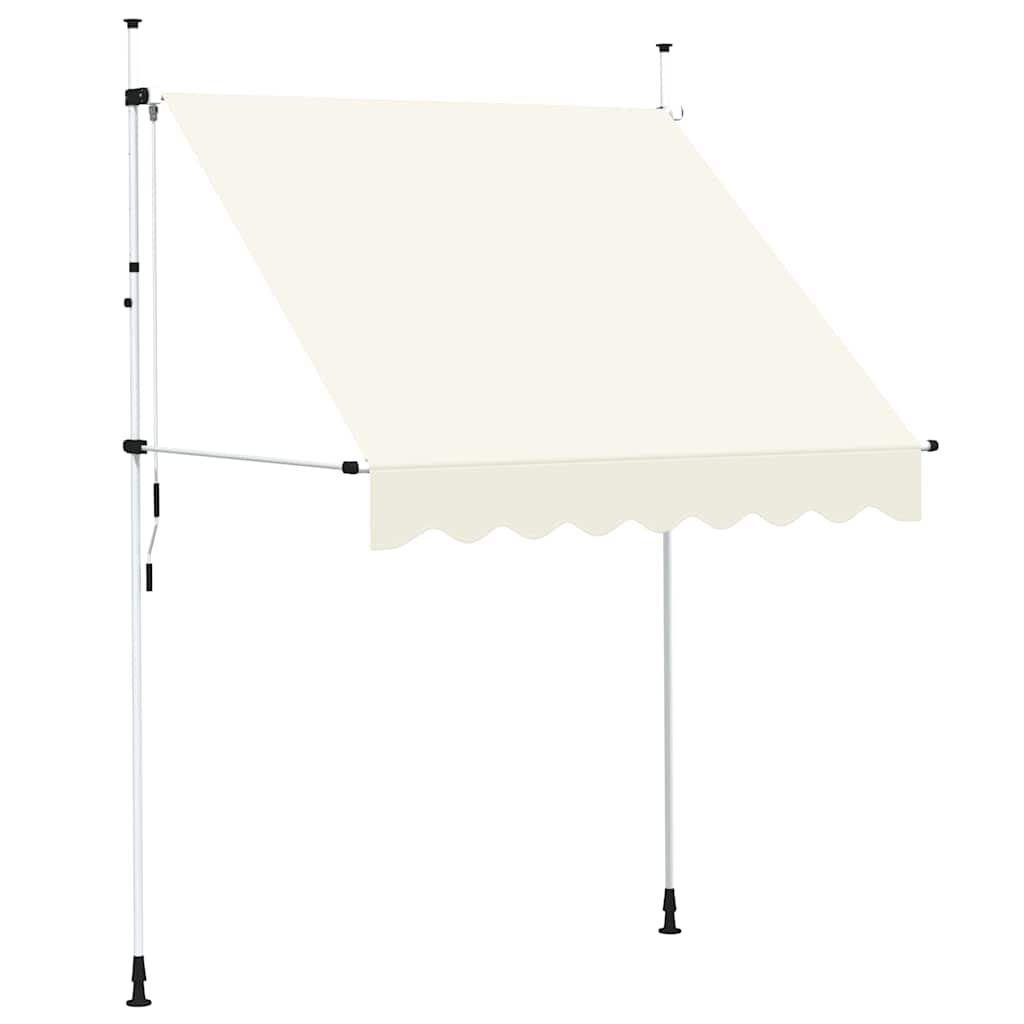 Tenda da Sole Retrattile Manuale 200 cm Crema