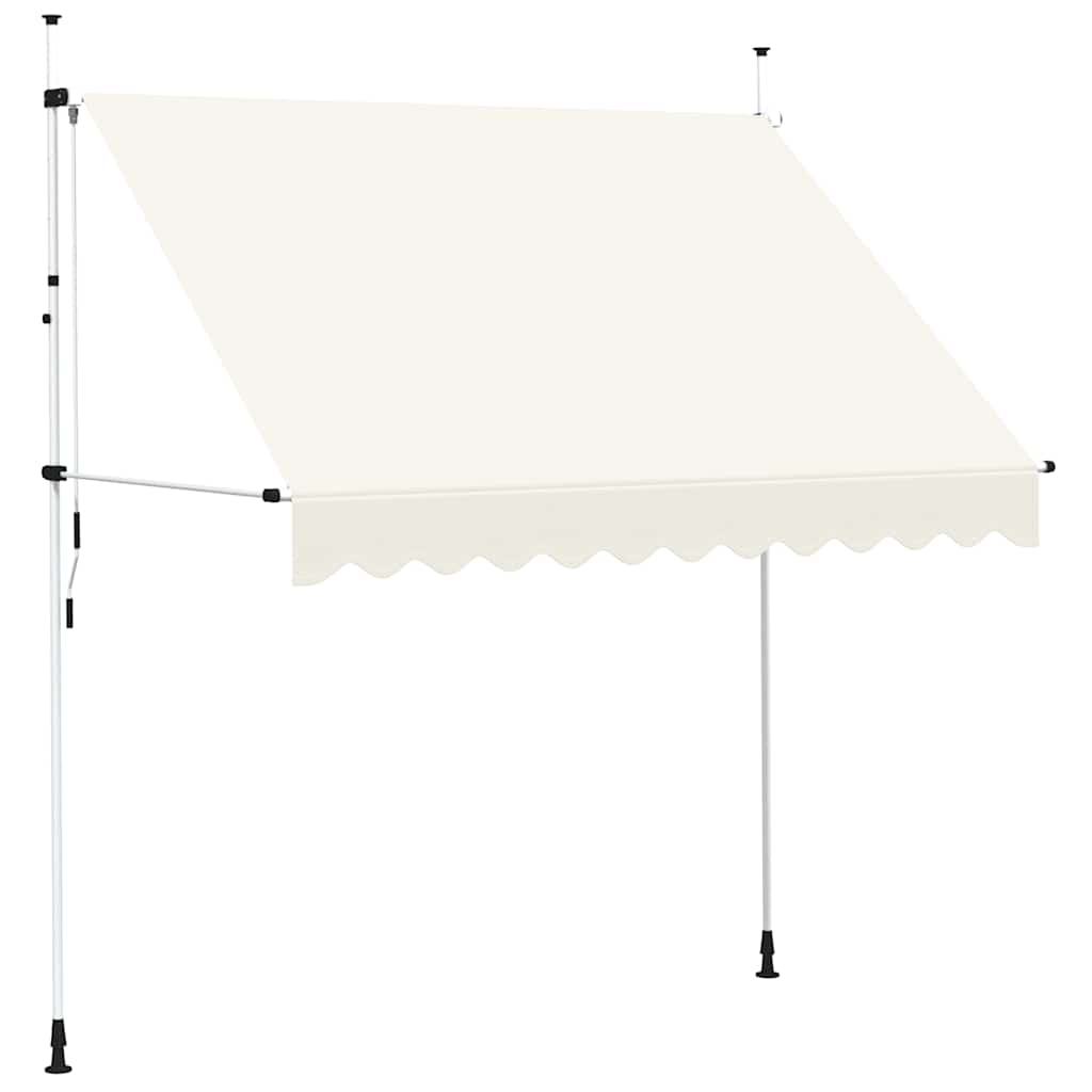Tenda da Sole Retrattile Manuale 250 cm Crema