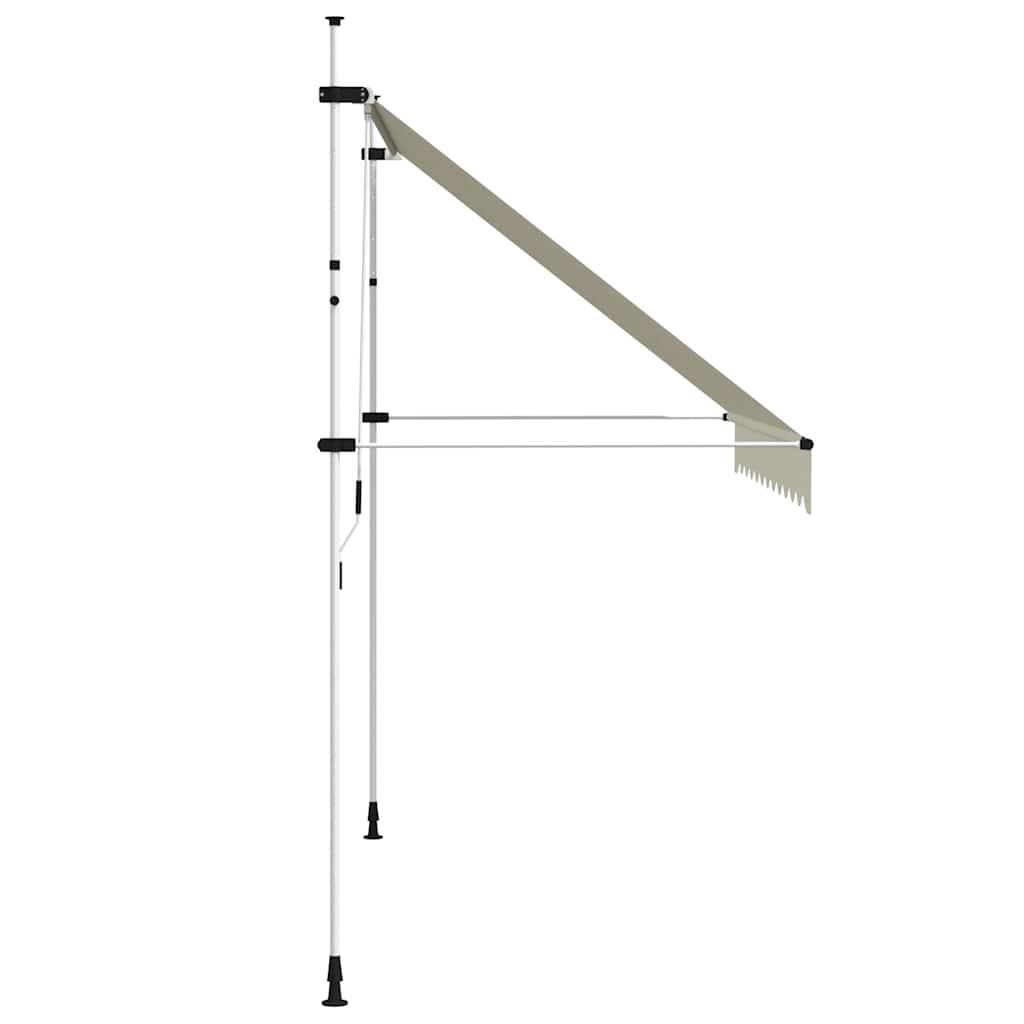 Tenda da Sole Retrattile Manuale 300 cm Crema