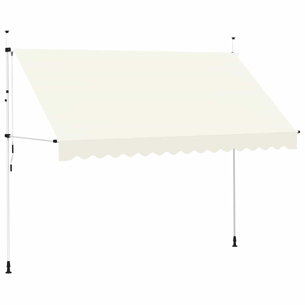 Tenda da Sole Retrattile Manuale 350 cm Crema