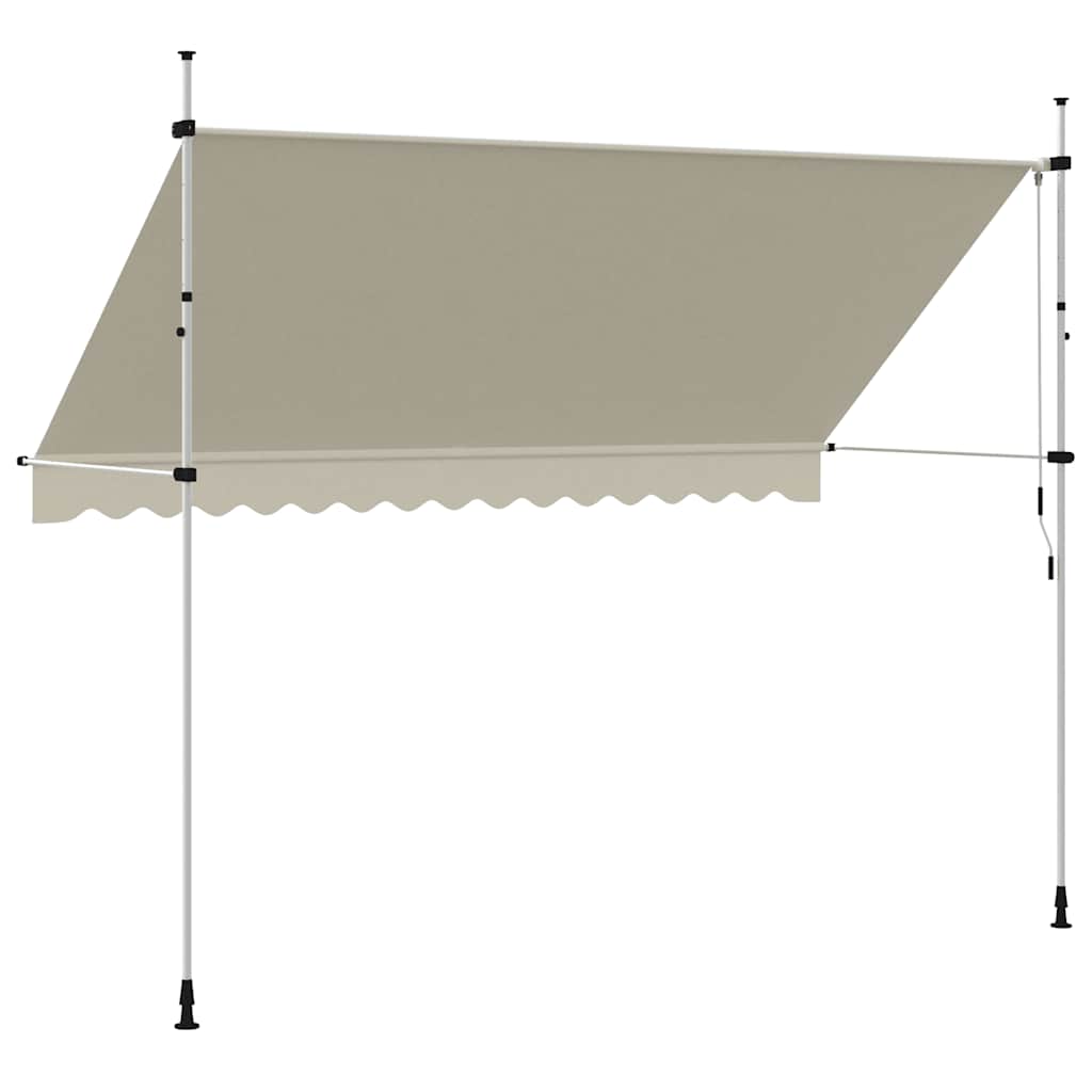 Tenda da Sole Retrattile Manuale 350 cm Crema