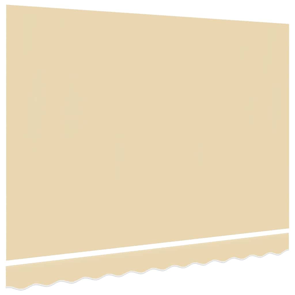 Tessuto di Ricambio per Tenda da Sole Crema 350x250 cm Poliestere