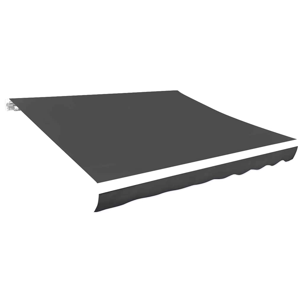 Tessuto di Ricambio per Tenda da Sole Grigio 300x250 cm Poliestere