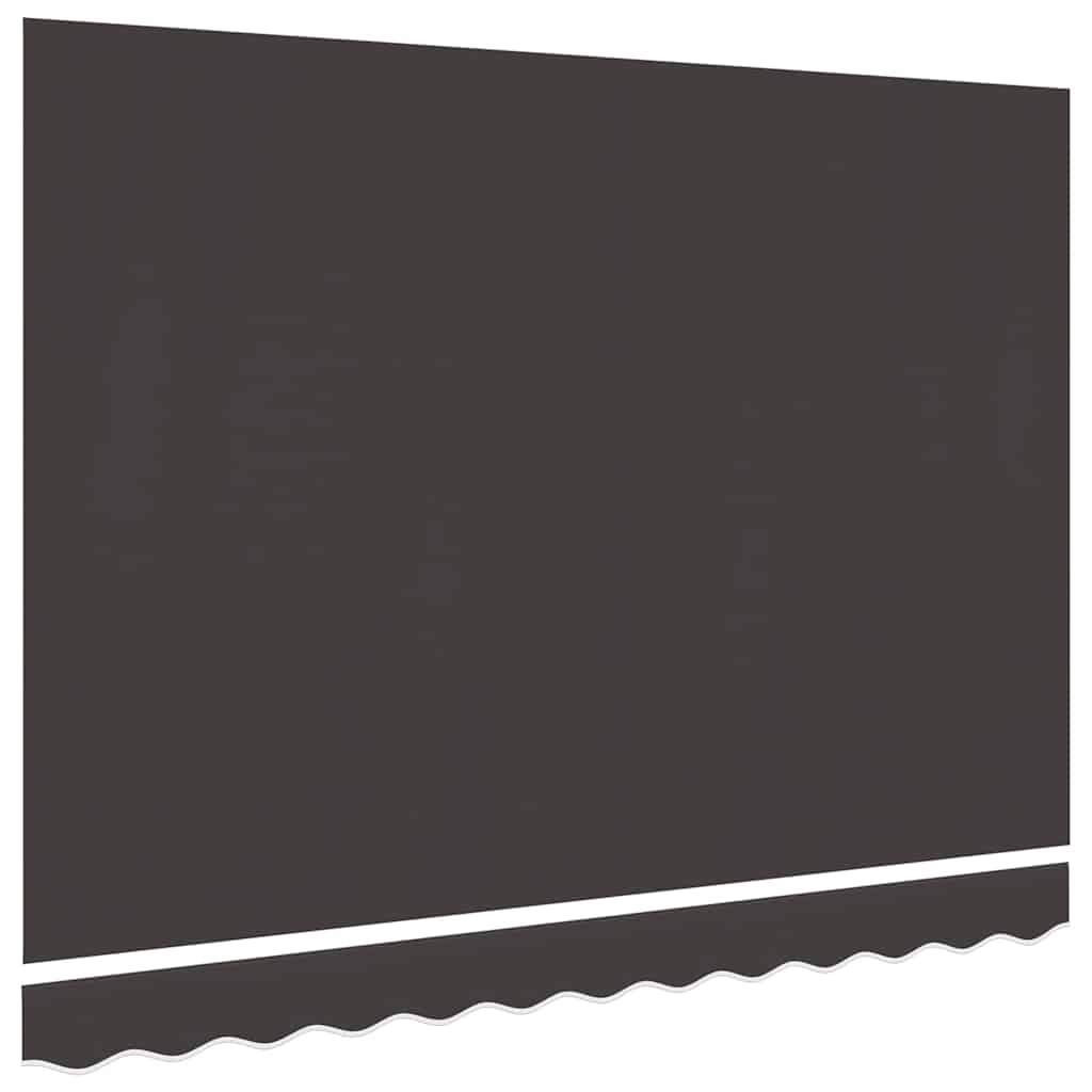 Tessuto di Ricambio per Tenda da Sole Grigio 300x250 cm Poliestere