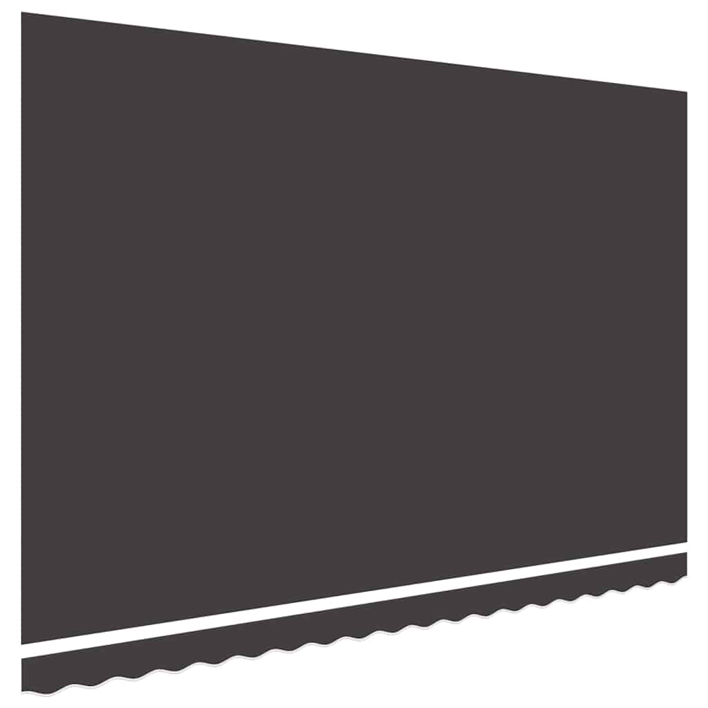 Tessuto di Ricambio per Tenda da Sole Grigio 400x300 cm Poliestere