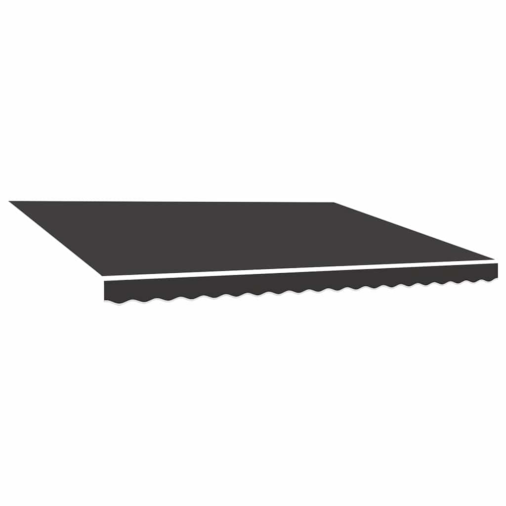 Tessuto di Ricambio per Tenda da Sole Grigio 500x300 cm Poliestere