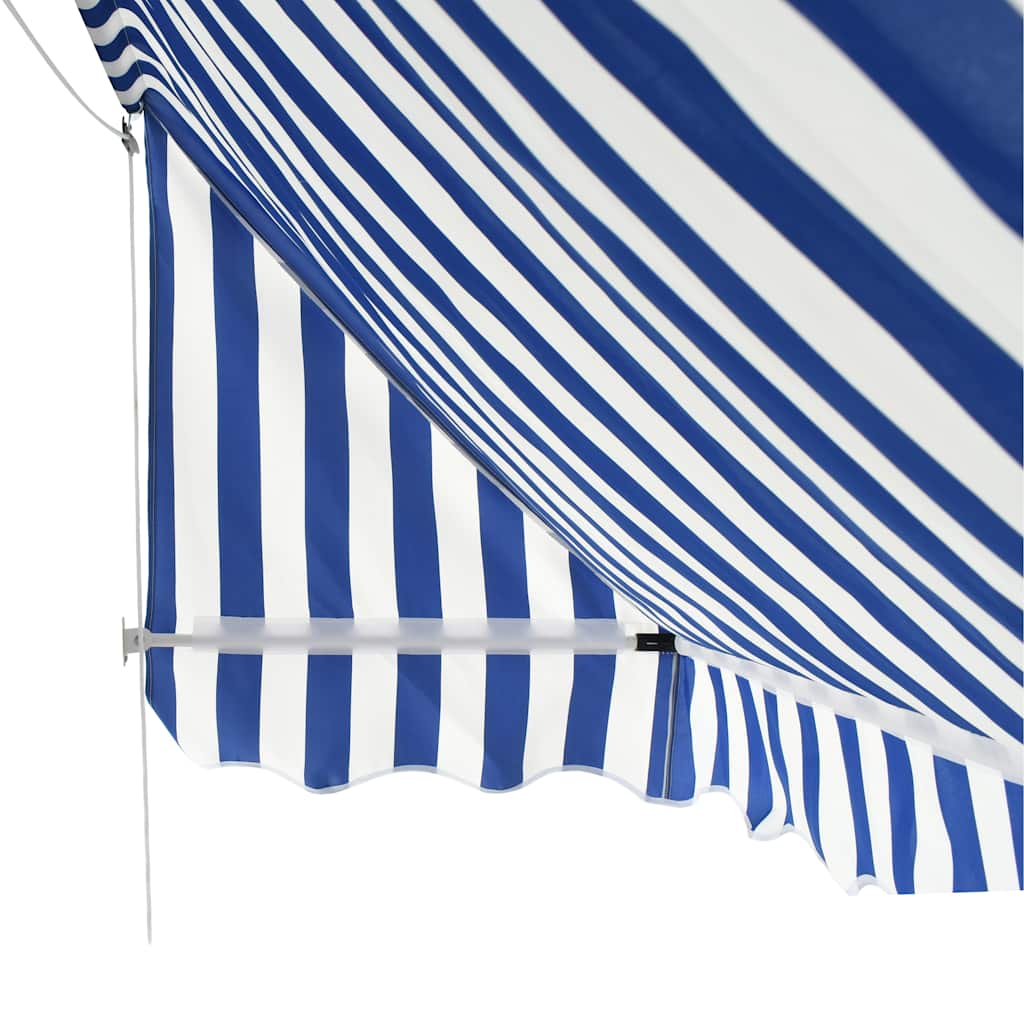 Tenda da Sole per Bistrò 250x120 cm Blu e Bianca
