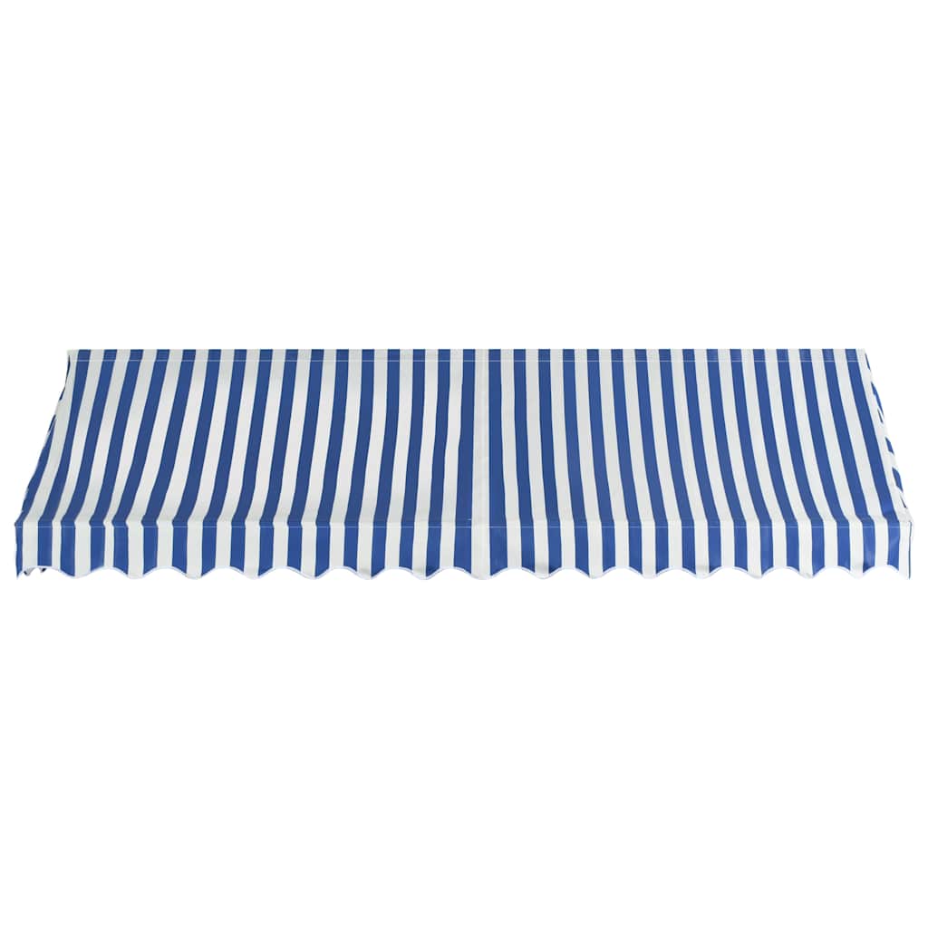 Tenda da Sole per Bistrò 350x120 cm Blu e Bianca