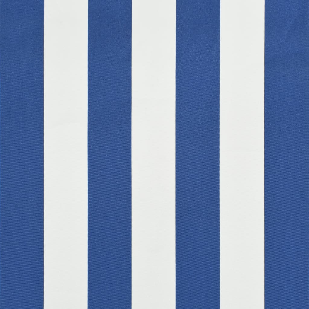 Tenda da Sole per Bistrò 400x120 cm Blu e Bianca